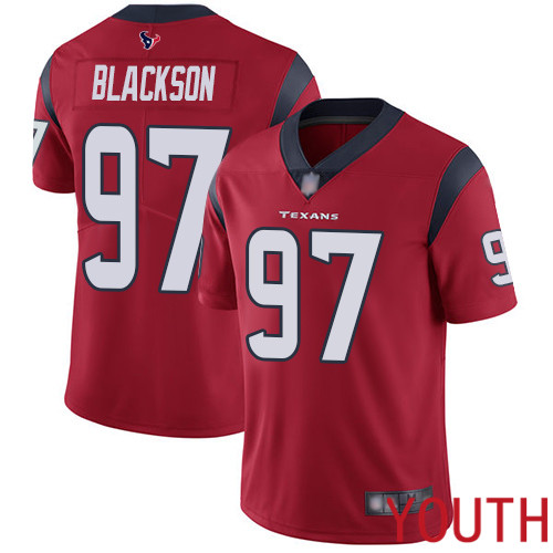 Houston Texans Limited Red Youth Angelo Blackson Alternate Jersey NFL Football #97 Vapor Untouchable
